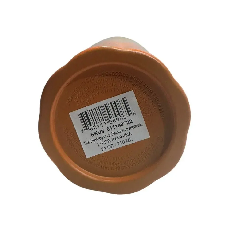 NEW Starbucks Orange Sherbet 2022 Tangerine Mango Ombré Tumbler Venti Cup 24 OZ